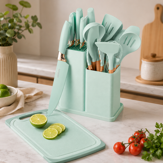 Kit Premium de utensilios de cocina - 19 piezas