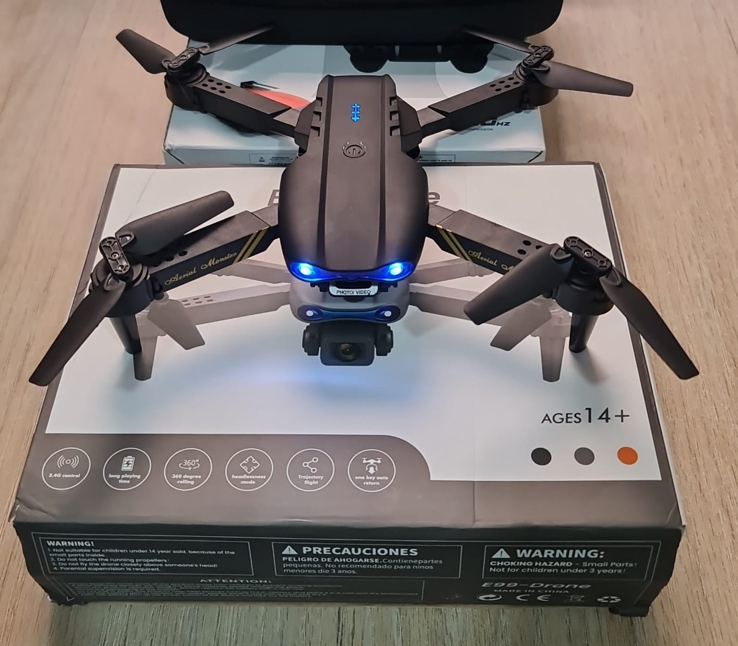 Drone RC 2 MAX Sky Vision + DOBLE BATERÍA + CONTROL PANTALLA CELULAR